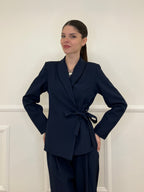 Tailleur con Fiocco 570851 Blu