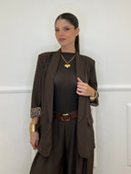 Spotted Interior Jacket 25623 Moro