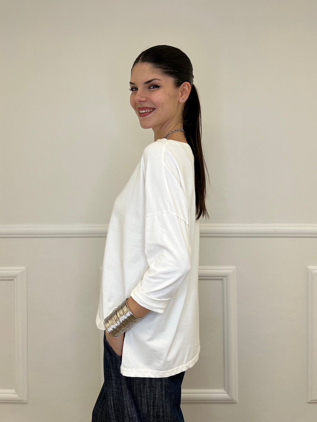 Maglia Scollo a Barchetta 2158