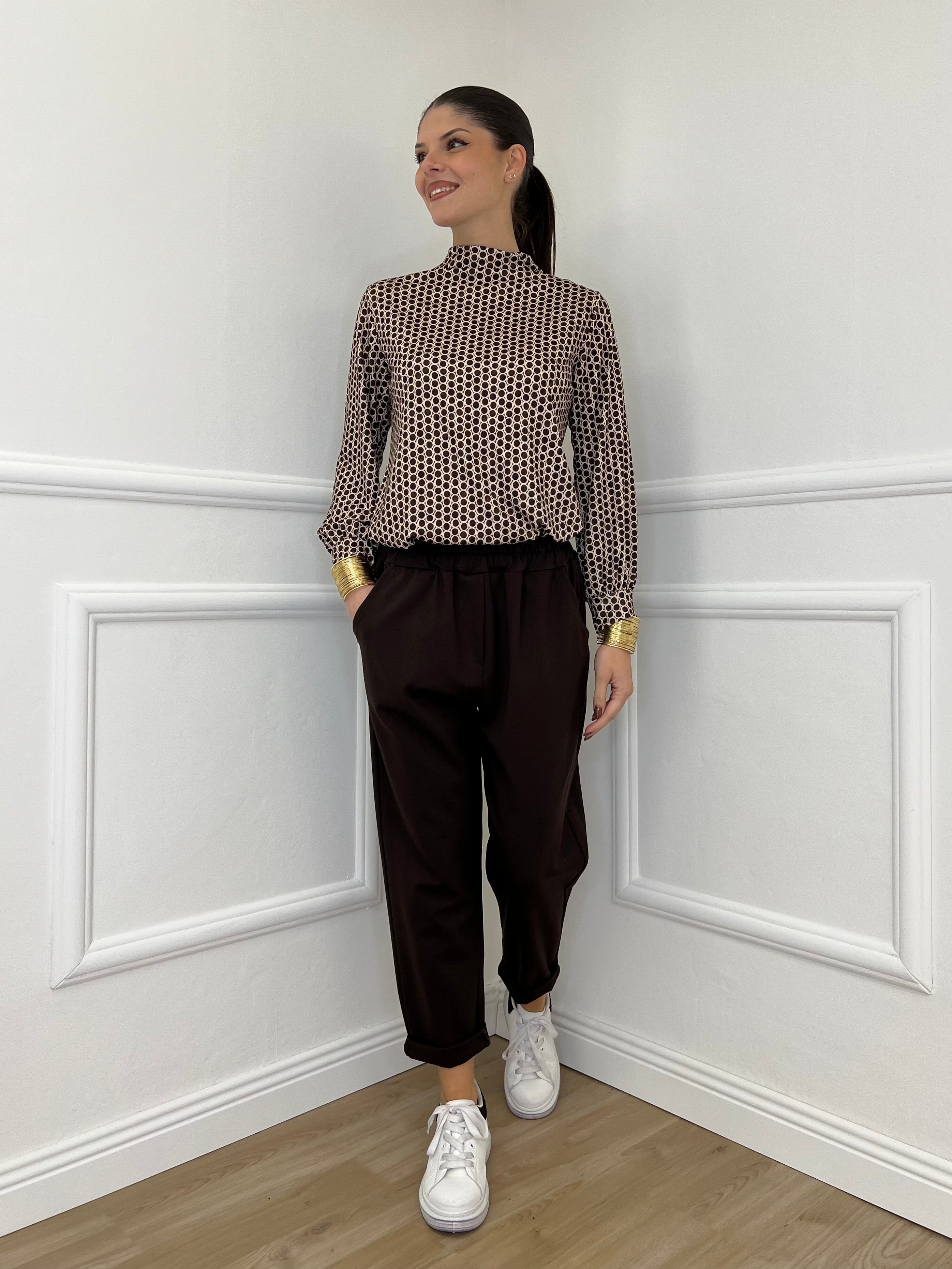 Maglia Jersey Vulcano 6391 Marrone