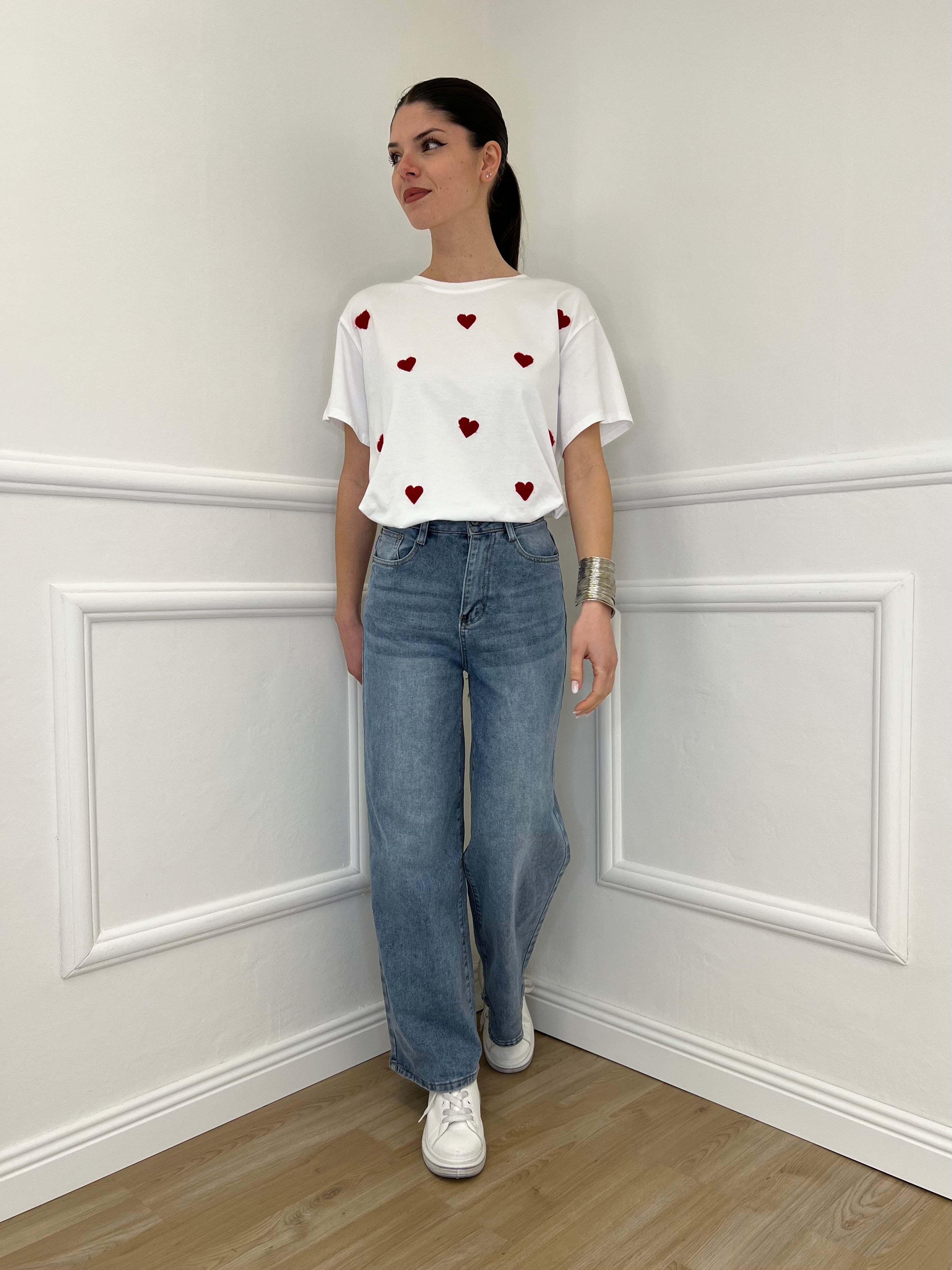 Jeans Wide Leg 6616 Azzurro