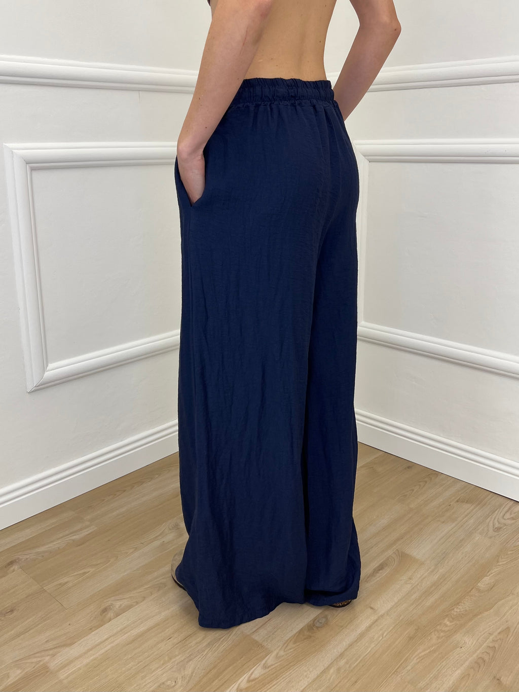 Tailleur In Lino e Tencel 26301 Blu