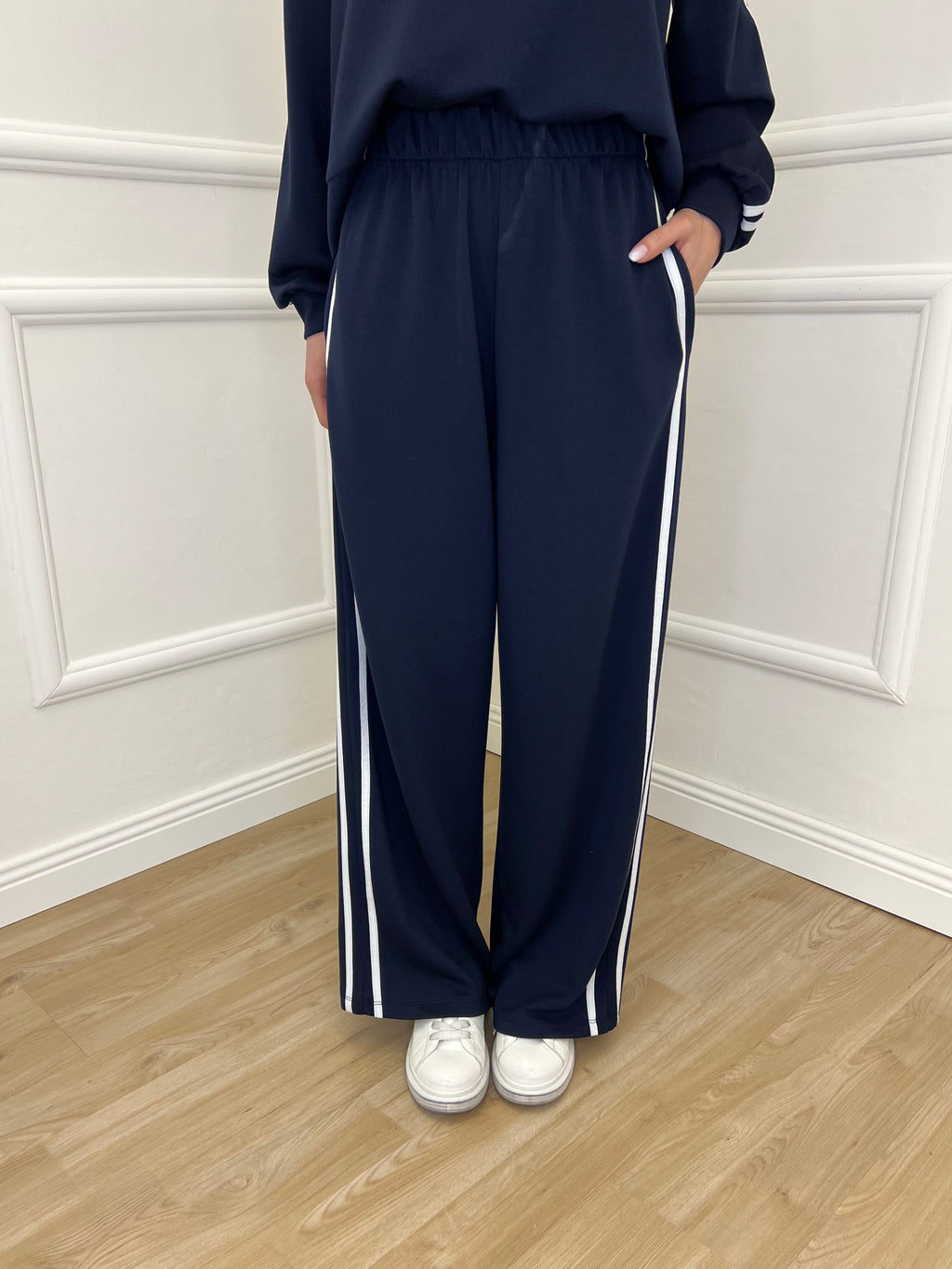 Tuta Bande Girocollo 88426 Blu