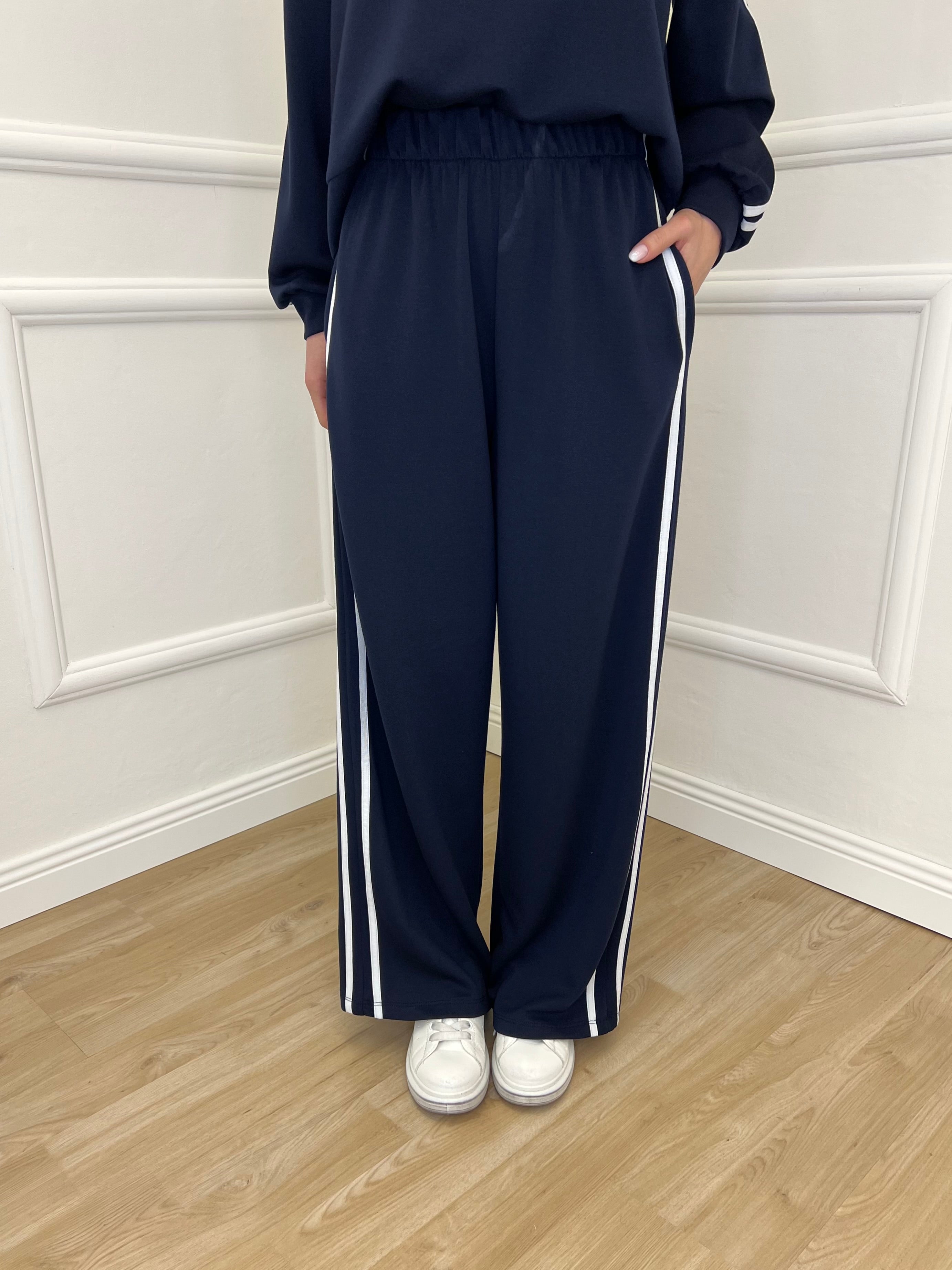 Tuta Bande Girocollo 88426 Blu