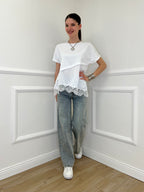 Jeans Strass Stonewash 5052 Azzurro