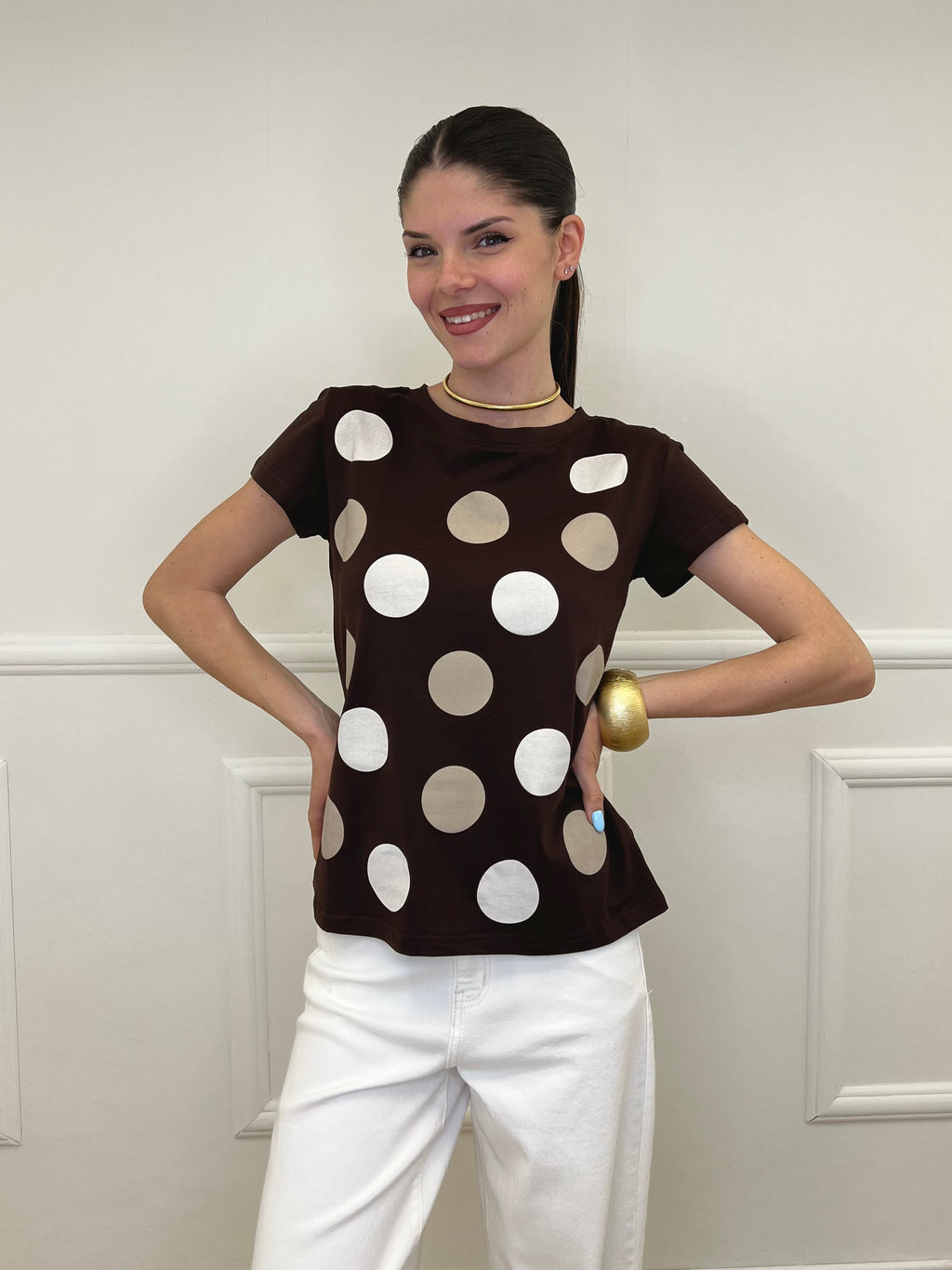 T-shirt Regular Fit Pois