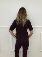 Maglia Fondo Fluffy 7388 Burgundy