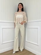 Maglia Crochet Scatoletta 28016 Ecru' - Bazar Abbigliamento