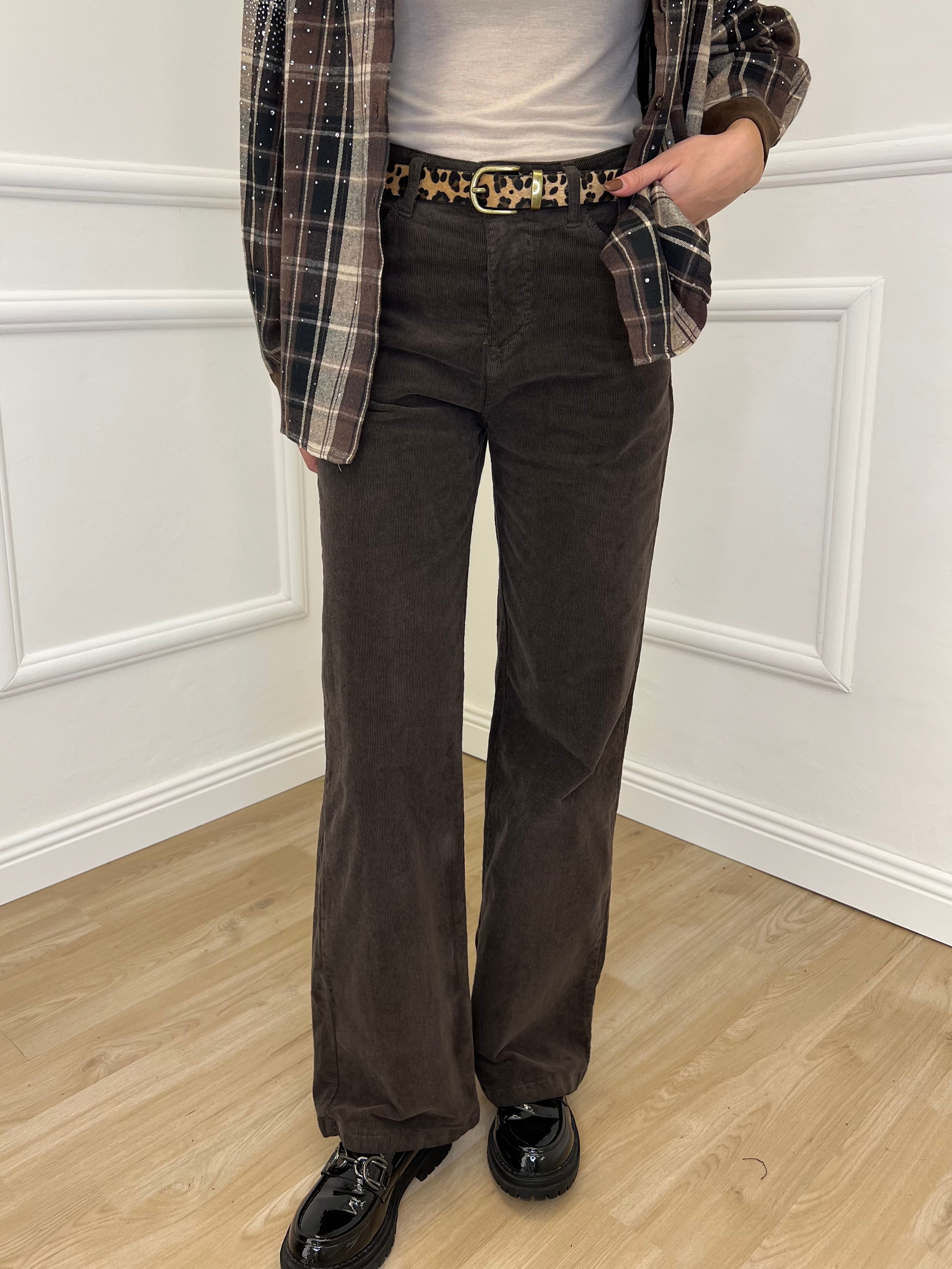 Pantalone Millerighe 824604 Moro