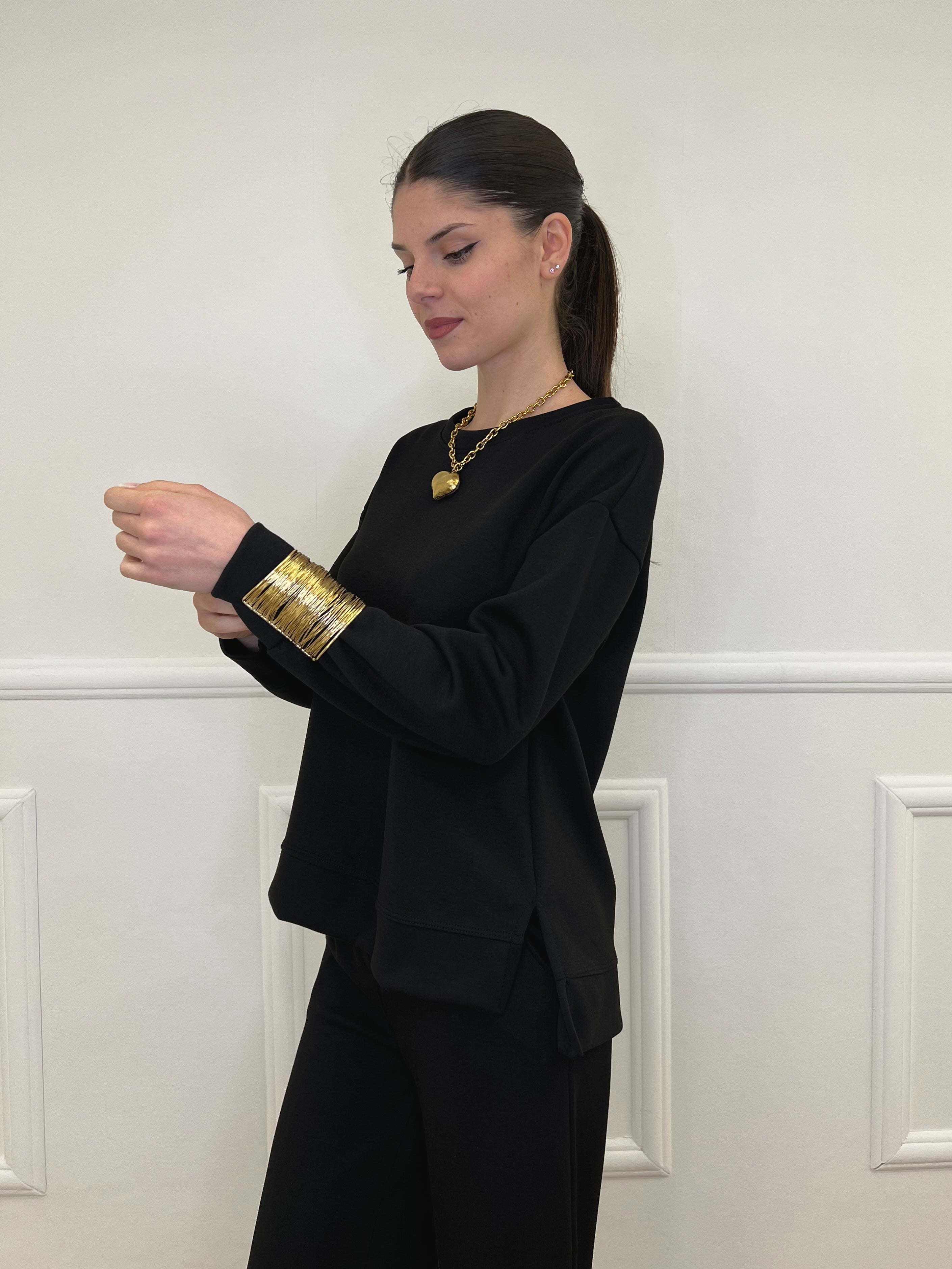 Tuta Over Girocollo 19143 Nero