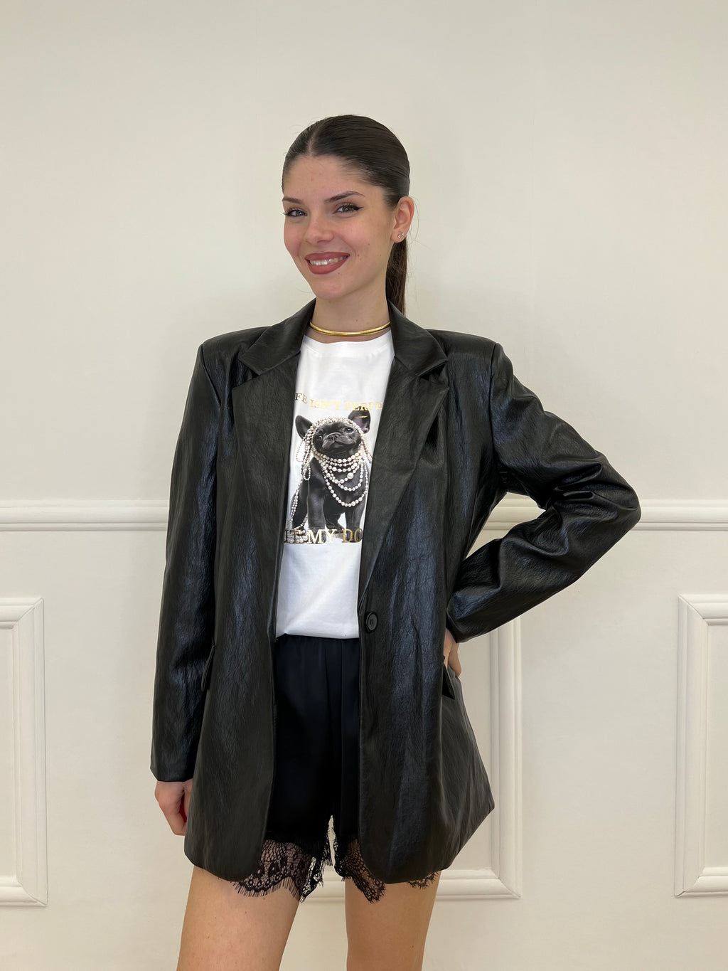 T-shirt Over Bulldog Francese