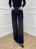 Jeans Strass 2377 Blue Black