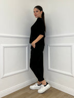 Maglia Scatoletta Cristalli 55672 Nero - Bazar Abbigliamento