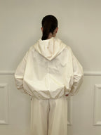 Giubbino Taffetà Cappuccio 5029 Panna