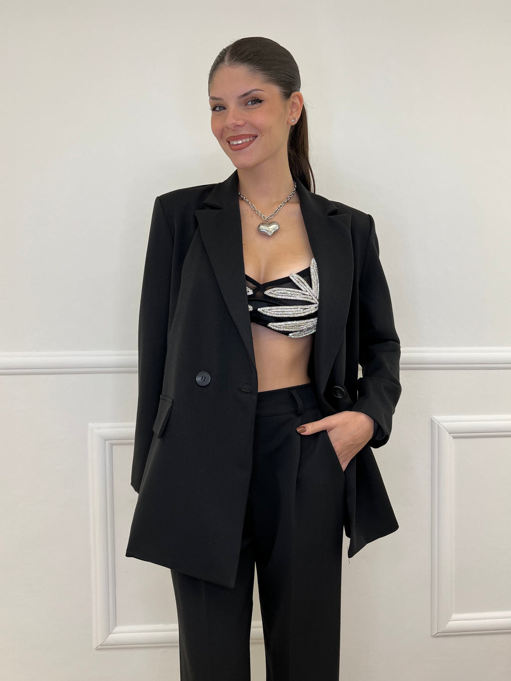 Tailleur Doppiopetto 2412 Nero