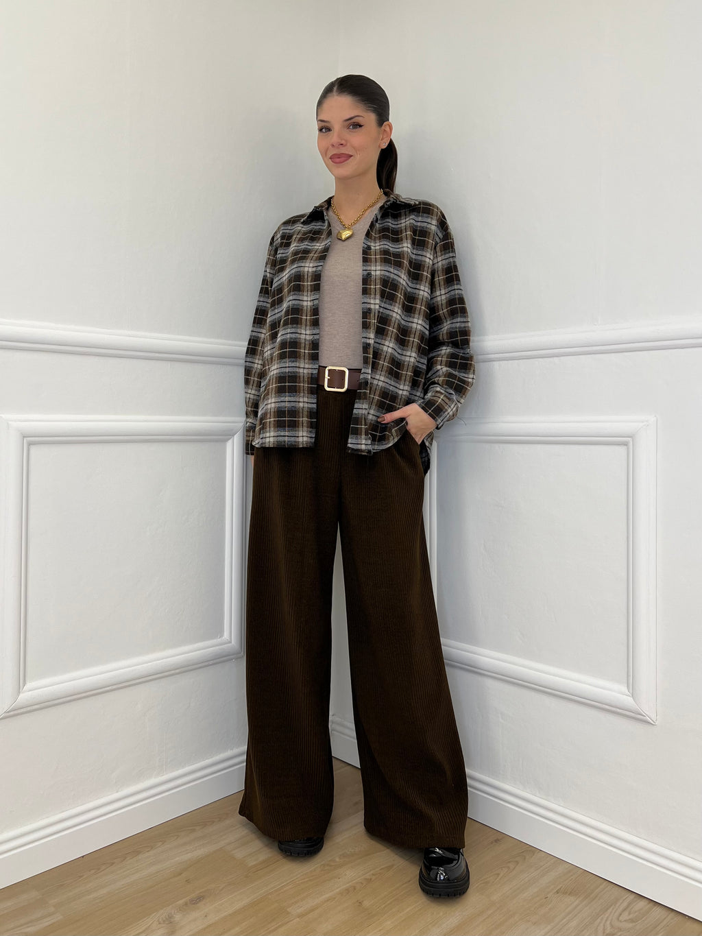 Pantalone Corduroy 6156 Marrone