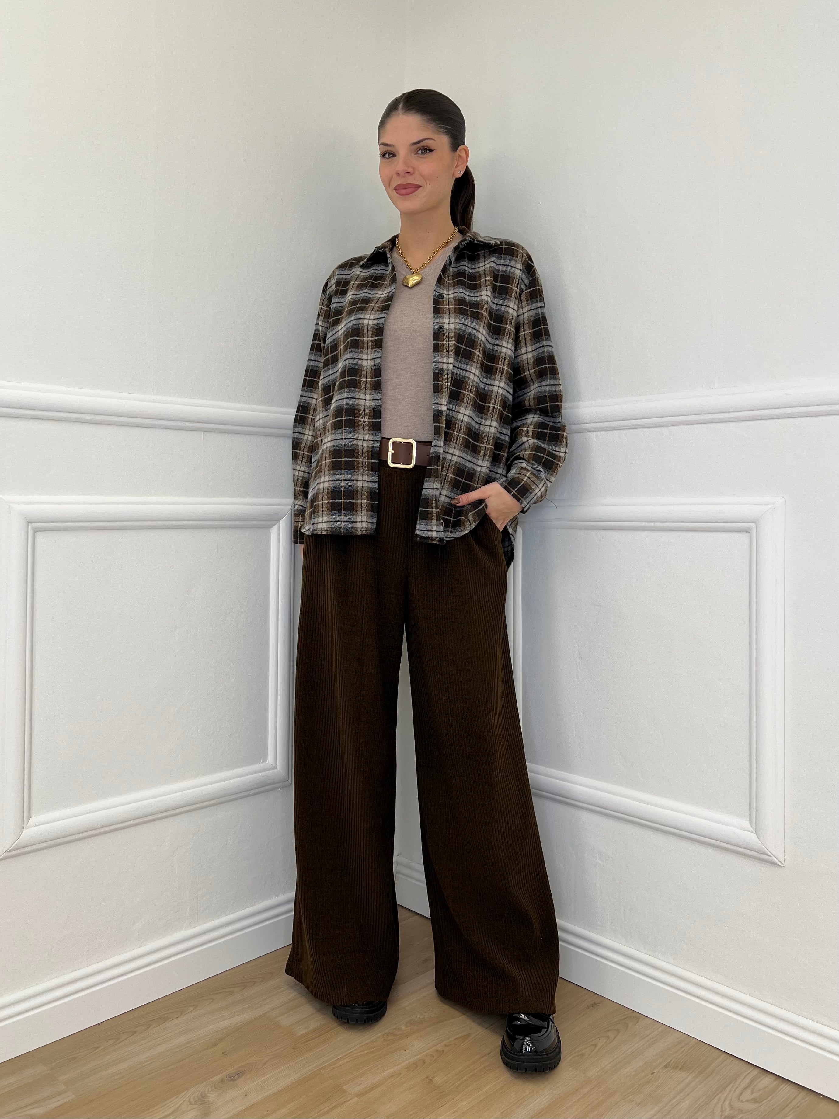 Pantalone Corduroy 6156 Marrone