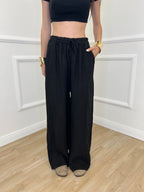 Pantalone Palazzo Lino I586 Nero