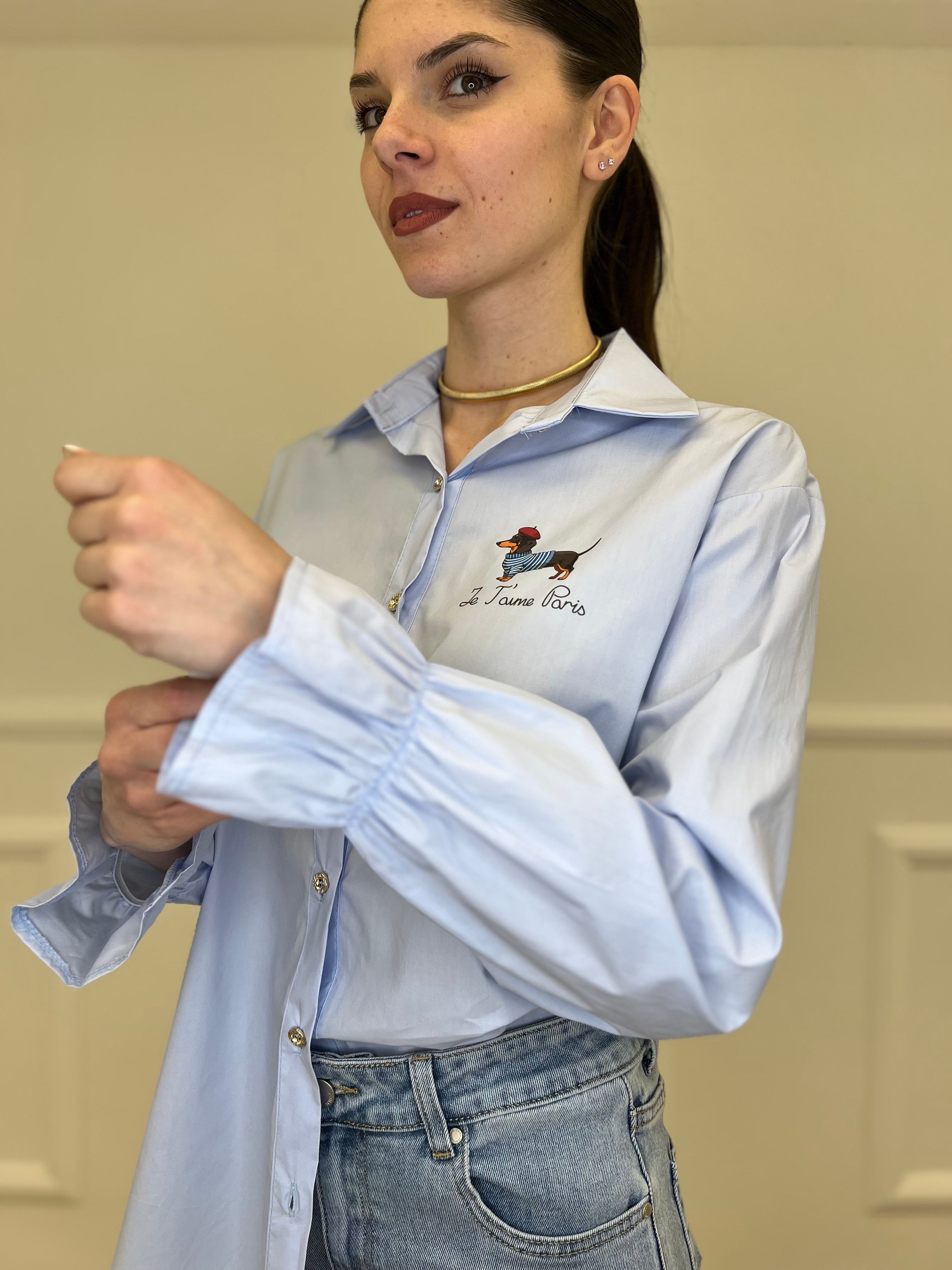 Camicia Bassotto 82080 Azzurro