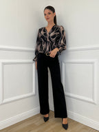 Pantalone Straight 580 Nero - Bazar Abbigliamento