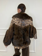 Pelliccia Animalier Frange DL30100