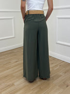 Pantalone Viscosa Strop 33660 Verde Militare
