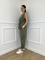 Pantalone Baggy Portafoglio 51256 Verde Militare