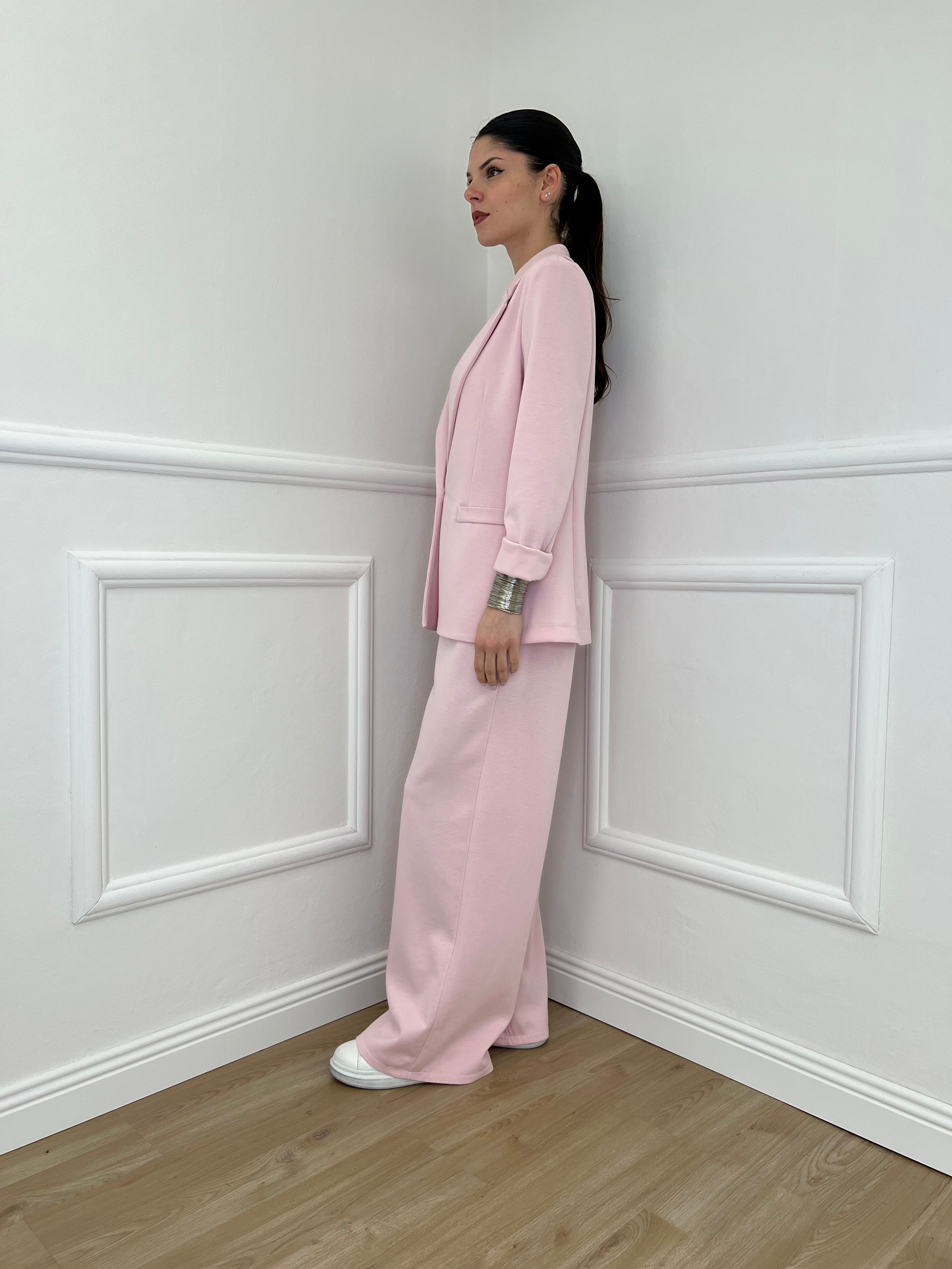 Blazer in Viscosa 27435 Rosa