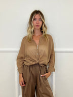 Camicia Over Soft 6040 Coccio