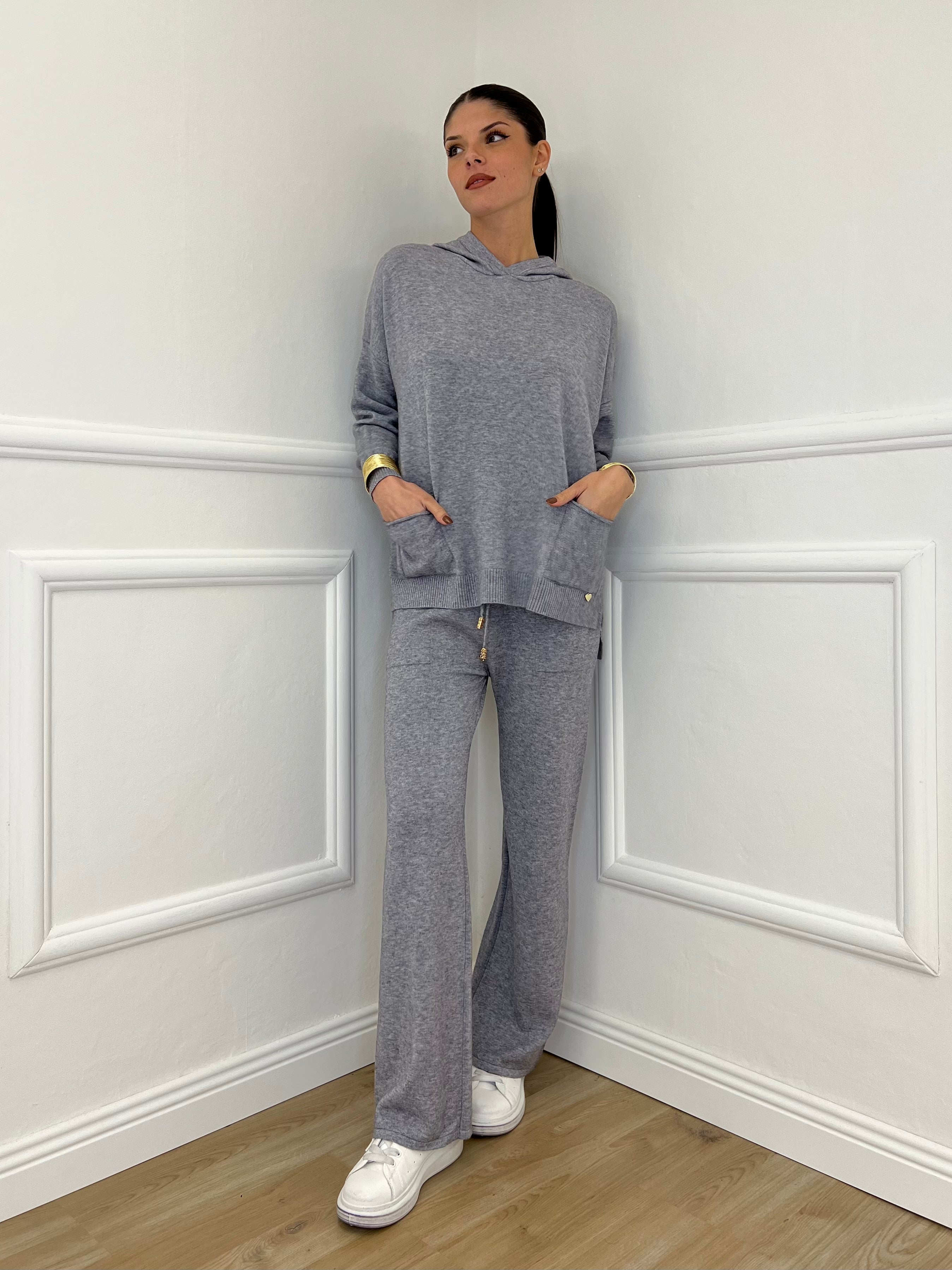 Completo Cappuccio 60592 Grigio