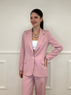 Tailleur Gessato G27636 Rosa