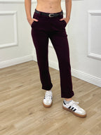 Pantalone a Sigaretta Punto Milano 2893 Burgundy