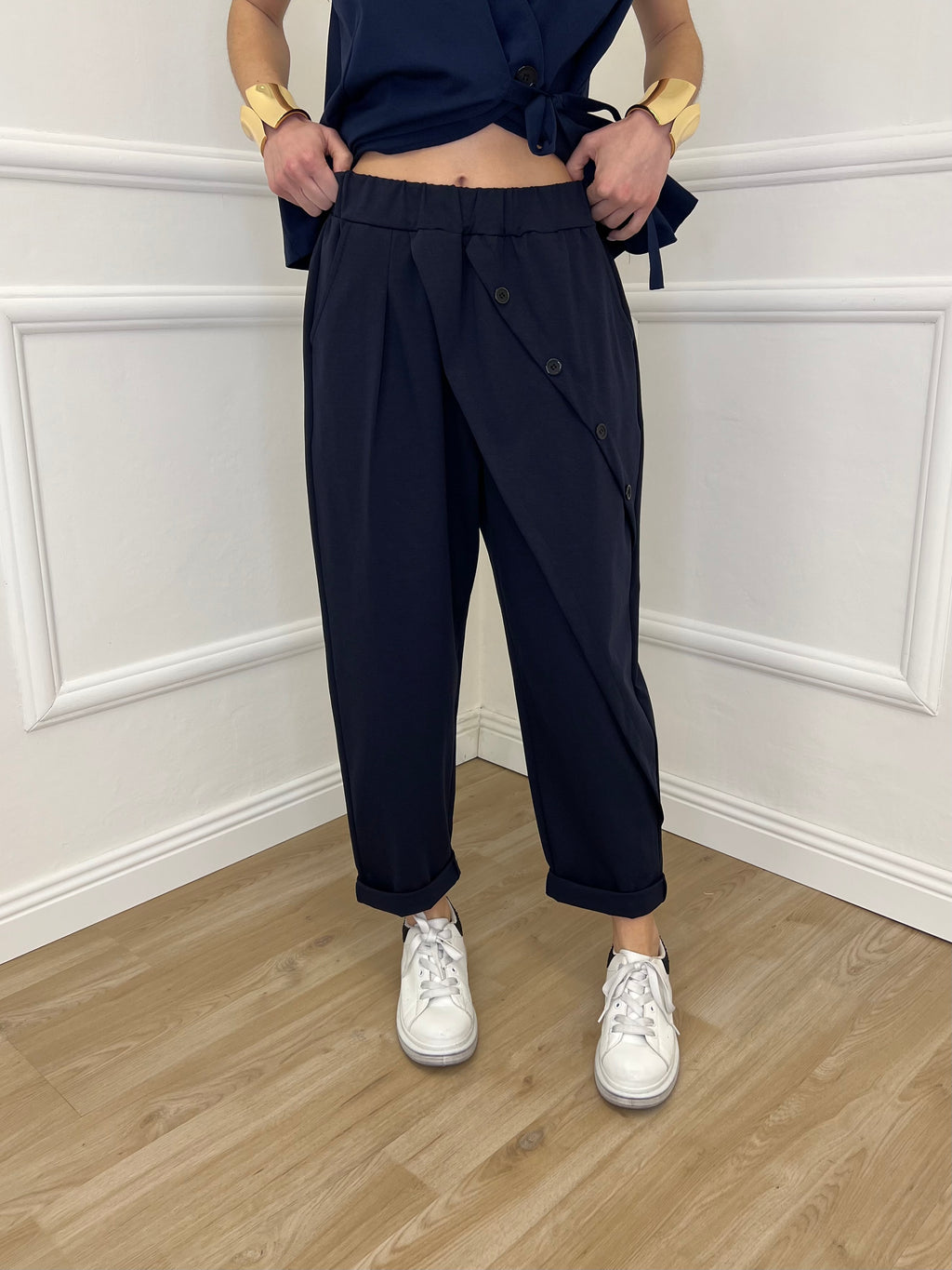 Pantalone Baggy Portafoglio 51256 Blu