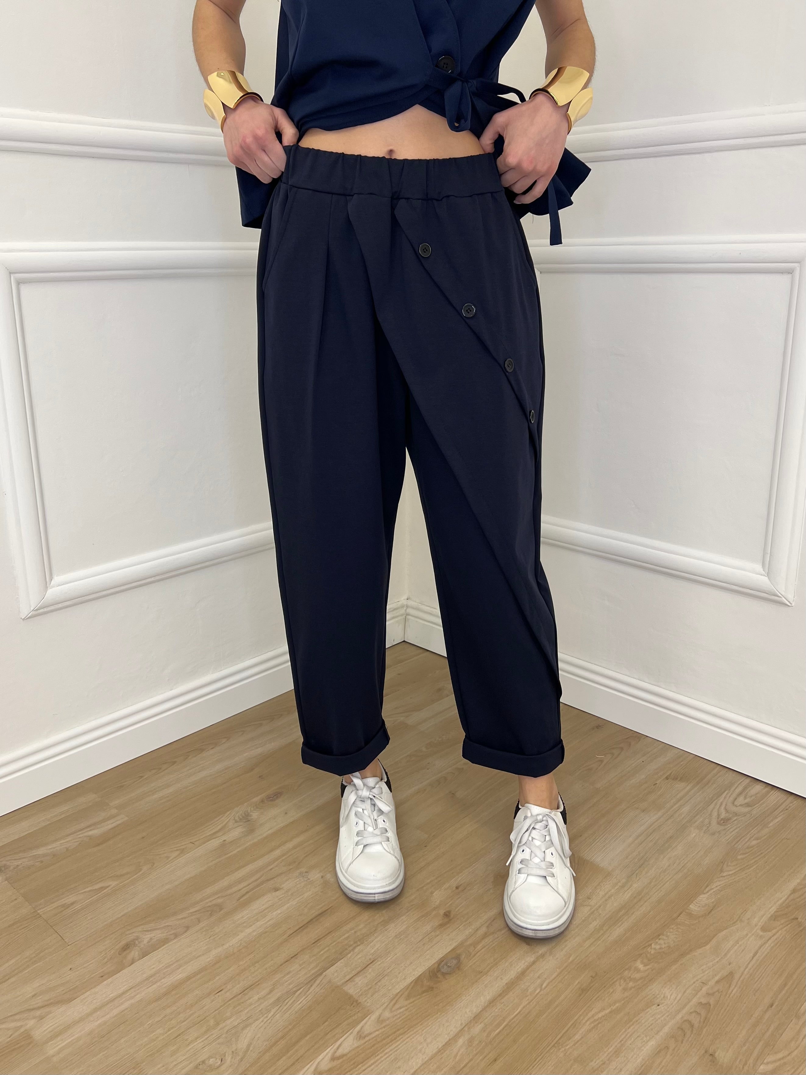 Pantalone Baggy Portafoglio 51256 Blu