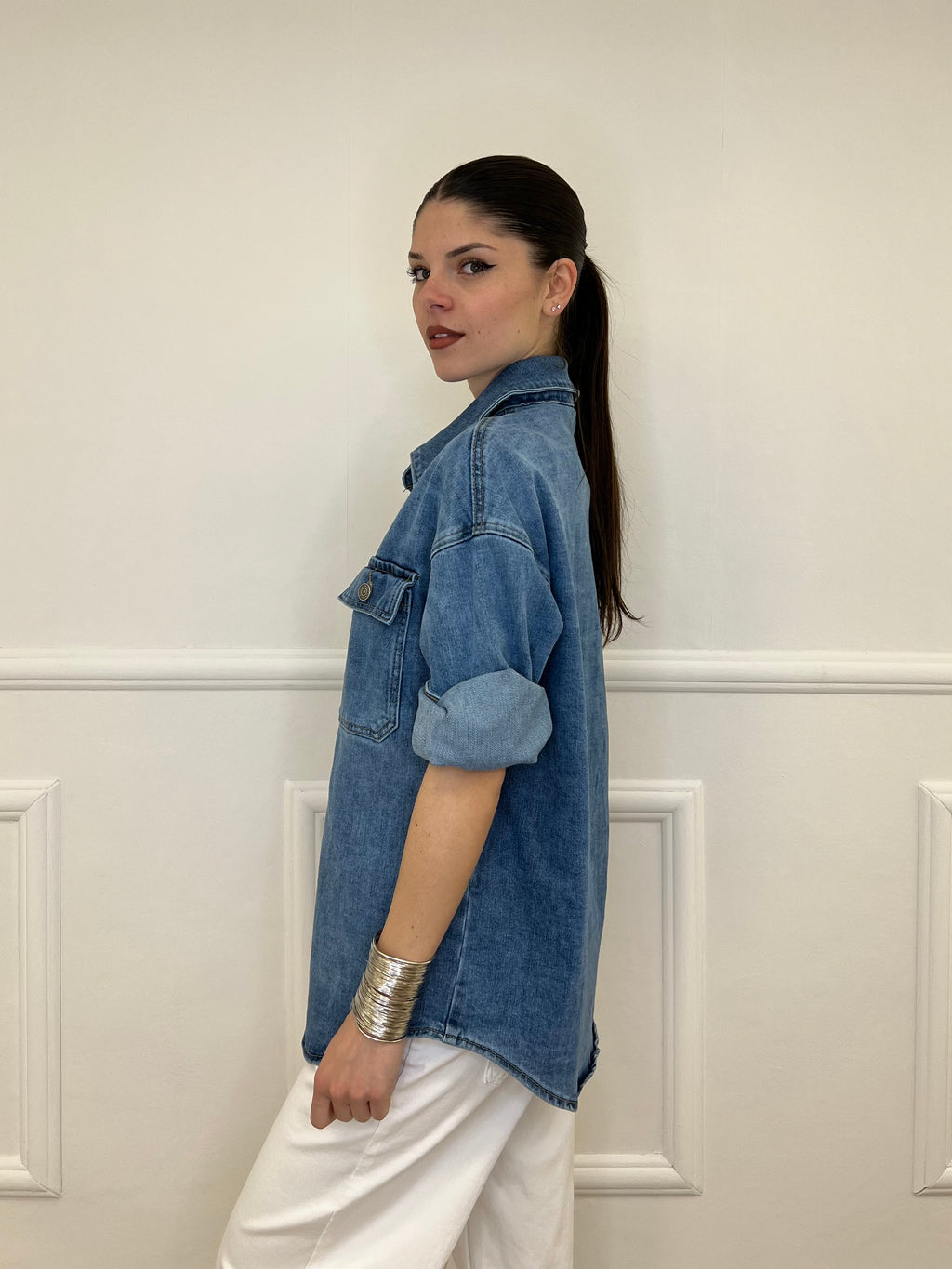 Giacca Denim Oversize 119-2118