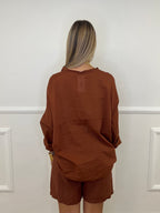 Camicia Over Coreana 3020 Ruggine