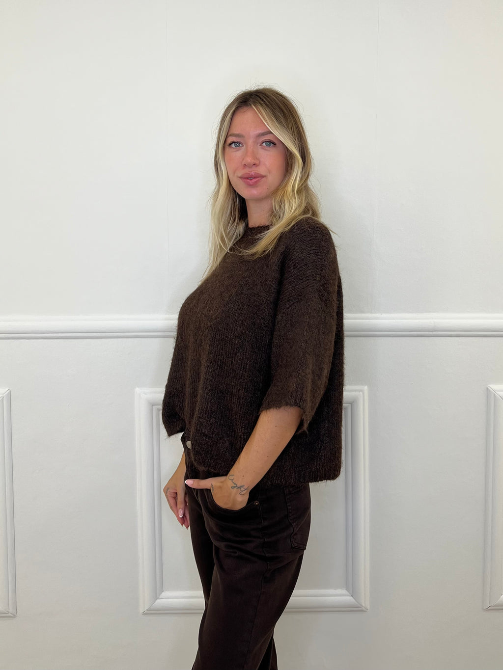 Maglia Scatoletta Misto Lana J37021
