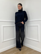 Jeans Strass 2377 Blue Black