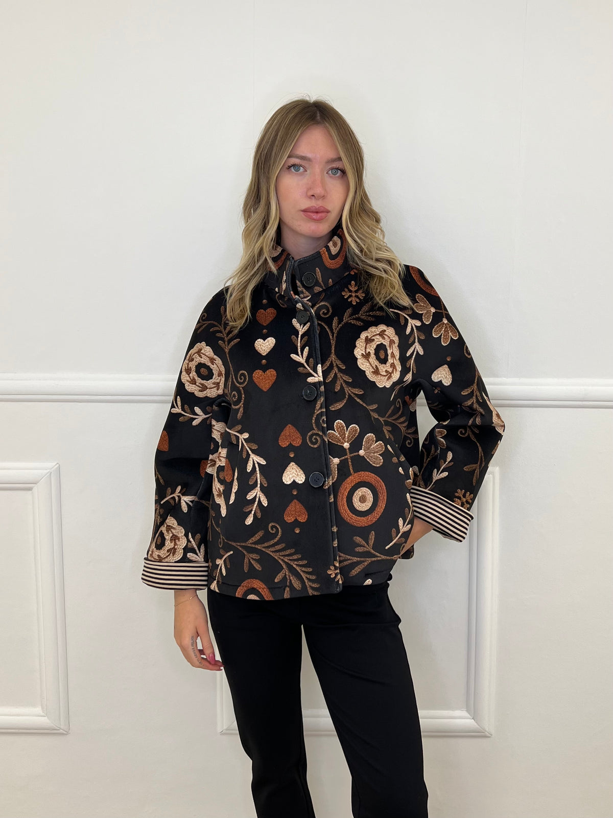 Giacca Suzani Neoprene 2991 Nero