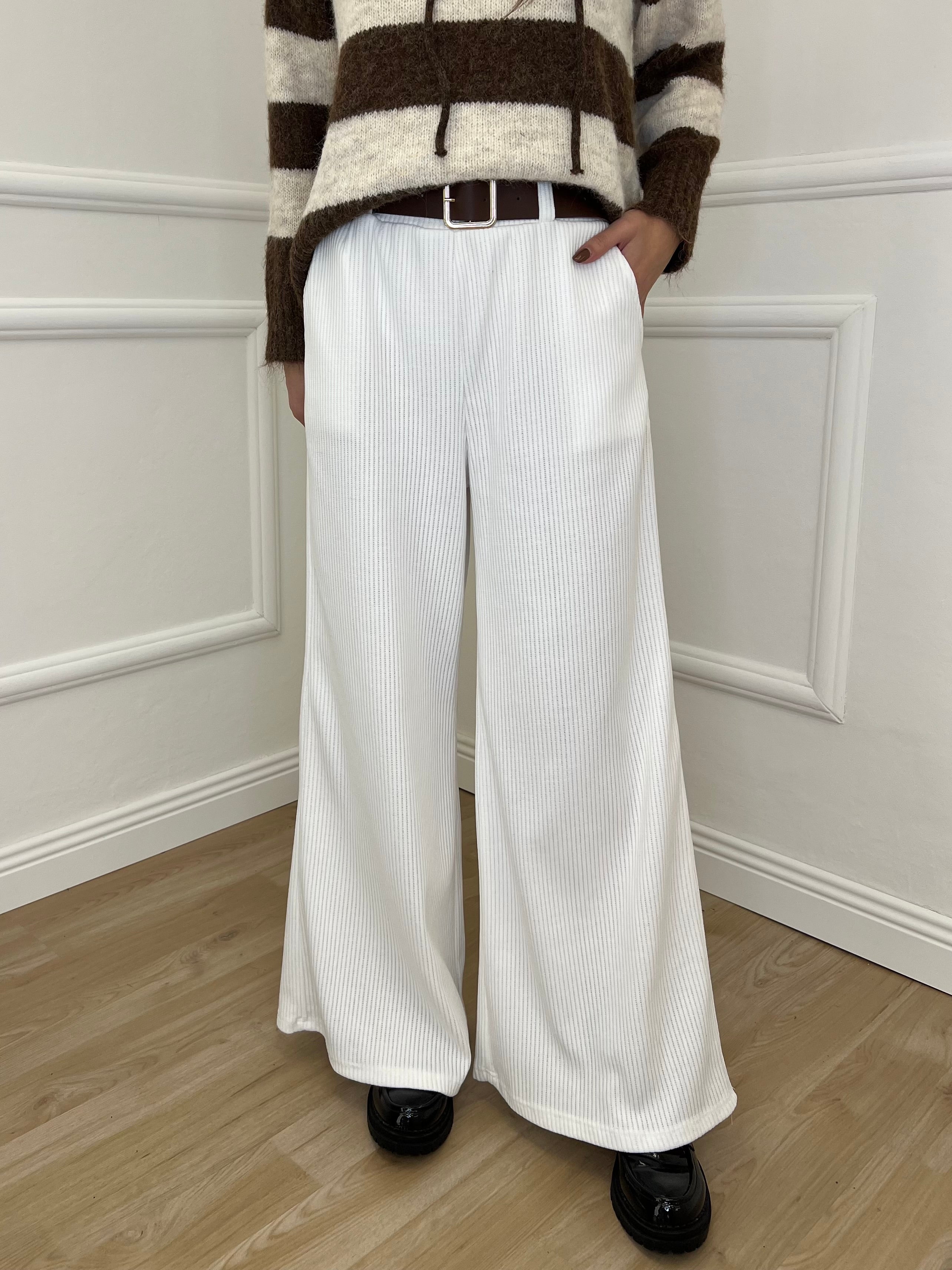 Pantalone Corduroy 6156 Bianco