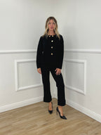 Pantalone No Waist Risvolto 51165 Nero