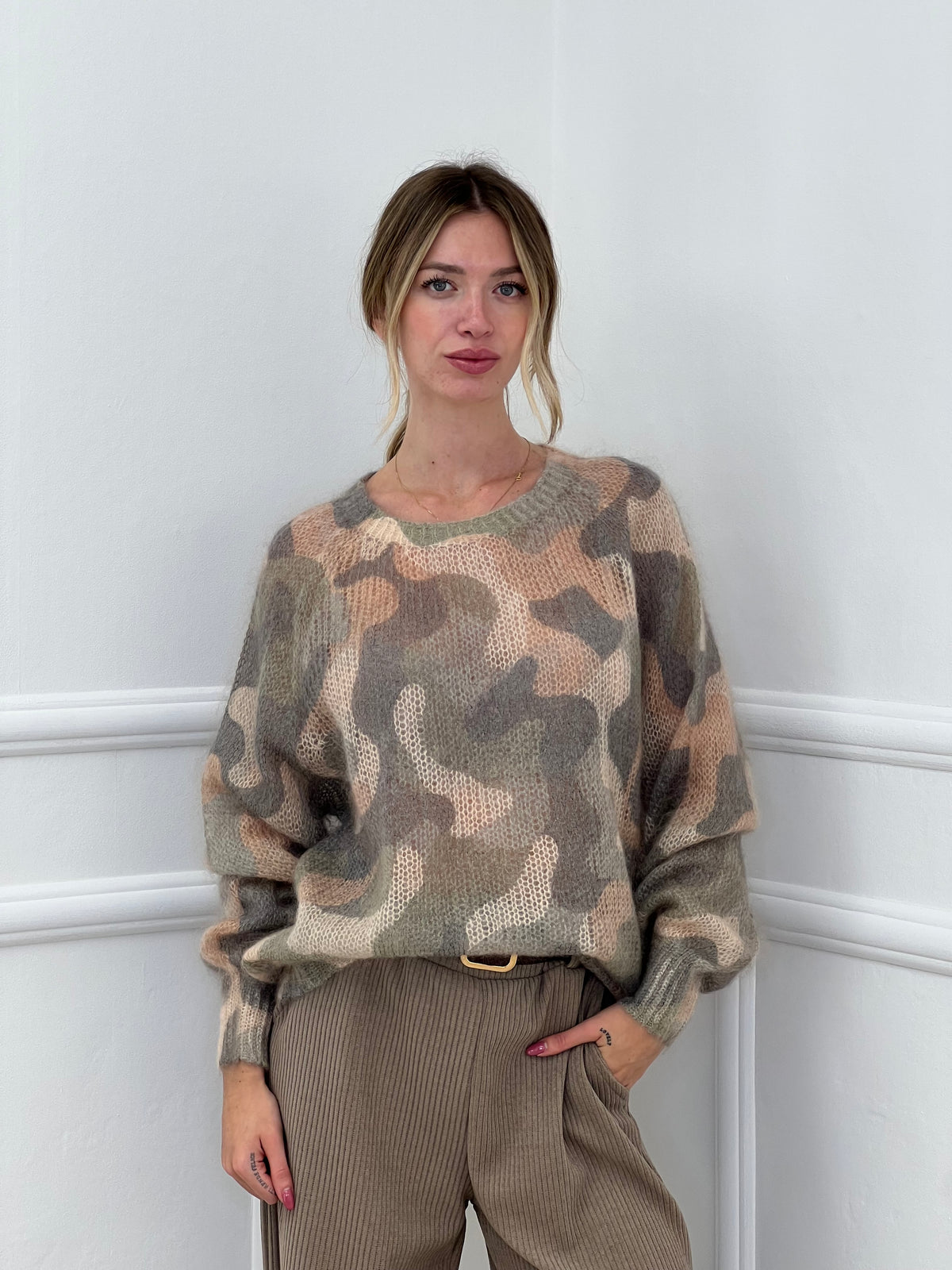 Maglia Kid Mohair Camouflage 26400