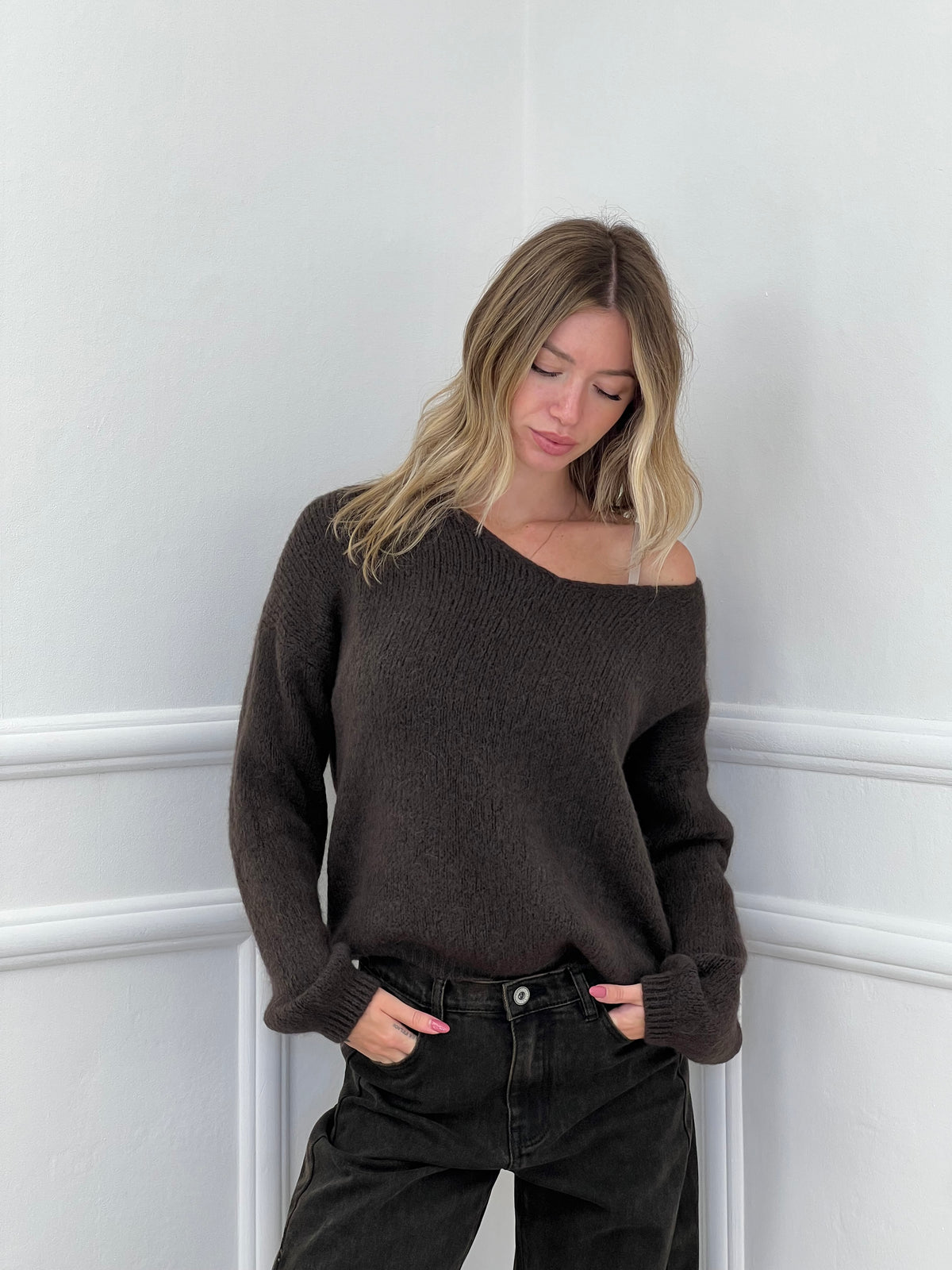 Maglia Alpaca Scollo V 24103