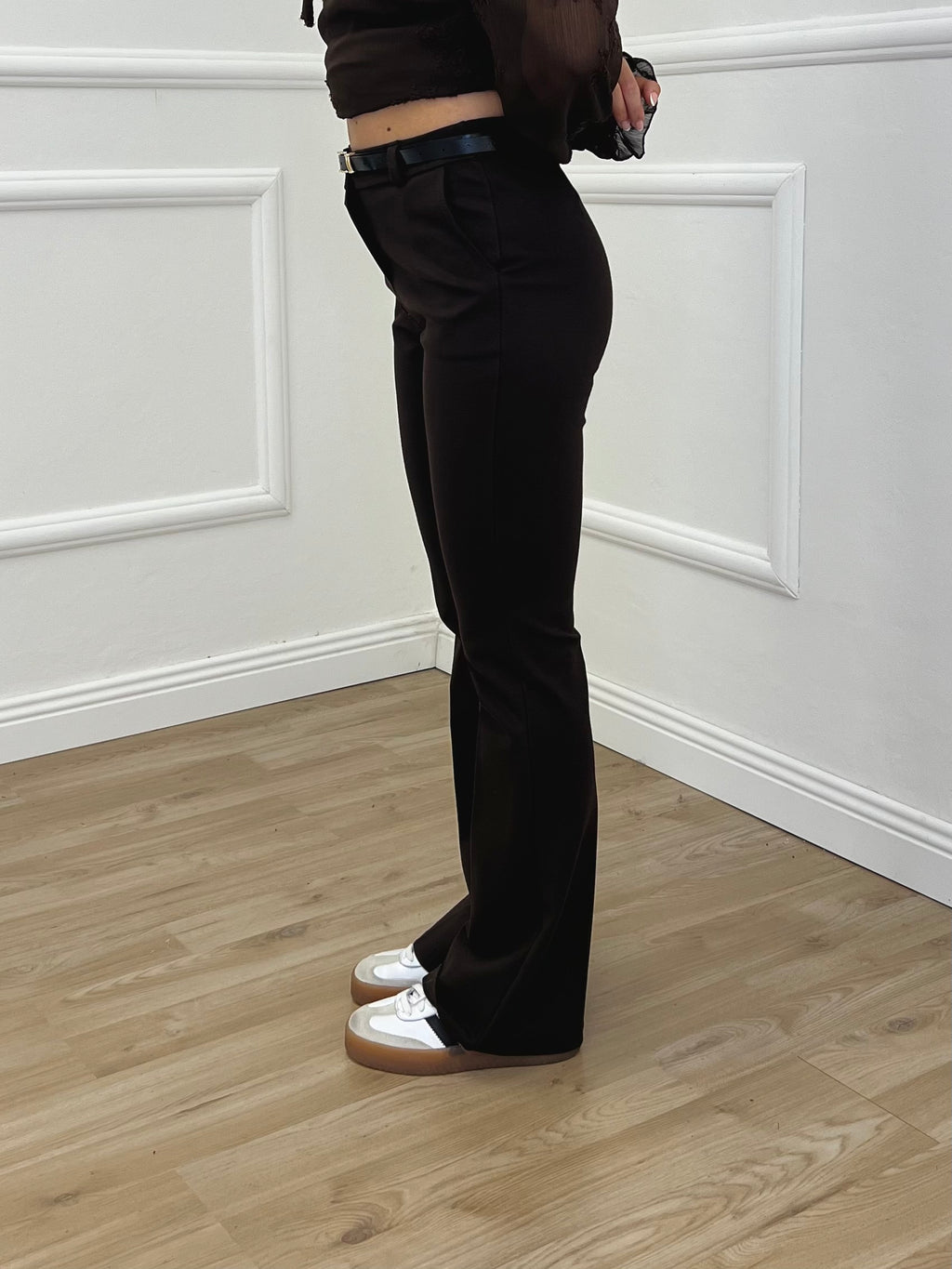 Pantalone Flare Punto Milano 34115 Marrone