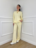 Tuta Over Girocollo 19143 Giallo