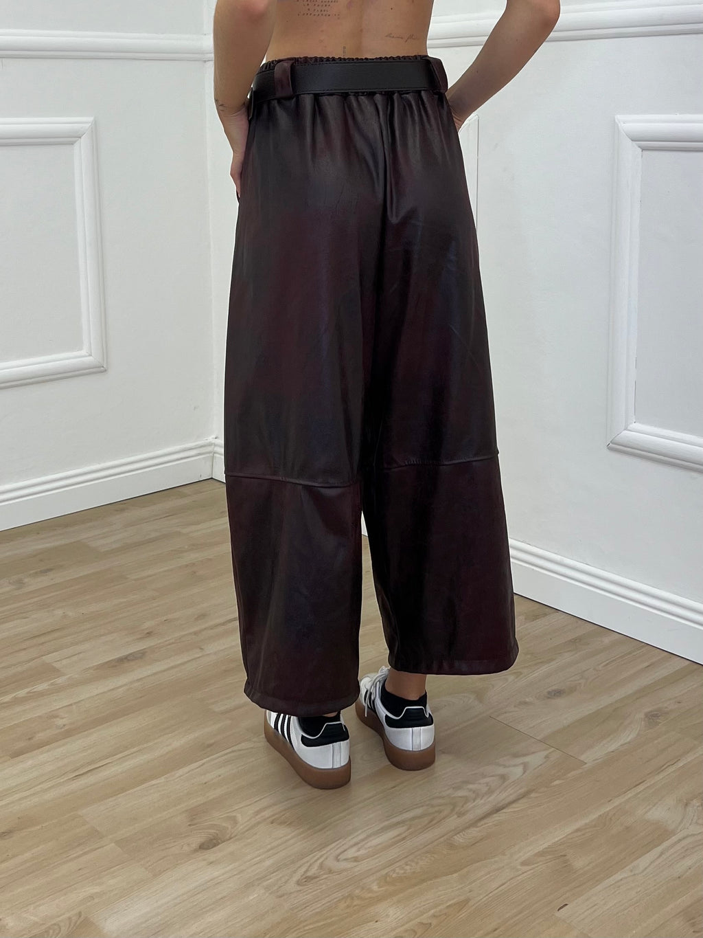 Pantalone Gaucho Baggy Used 4840 Burgundy