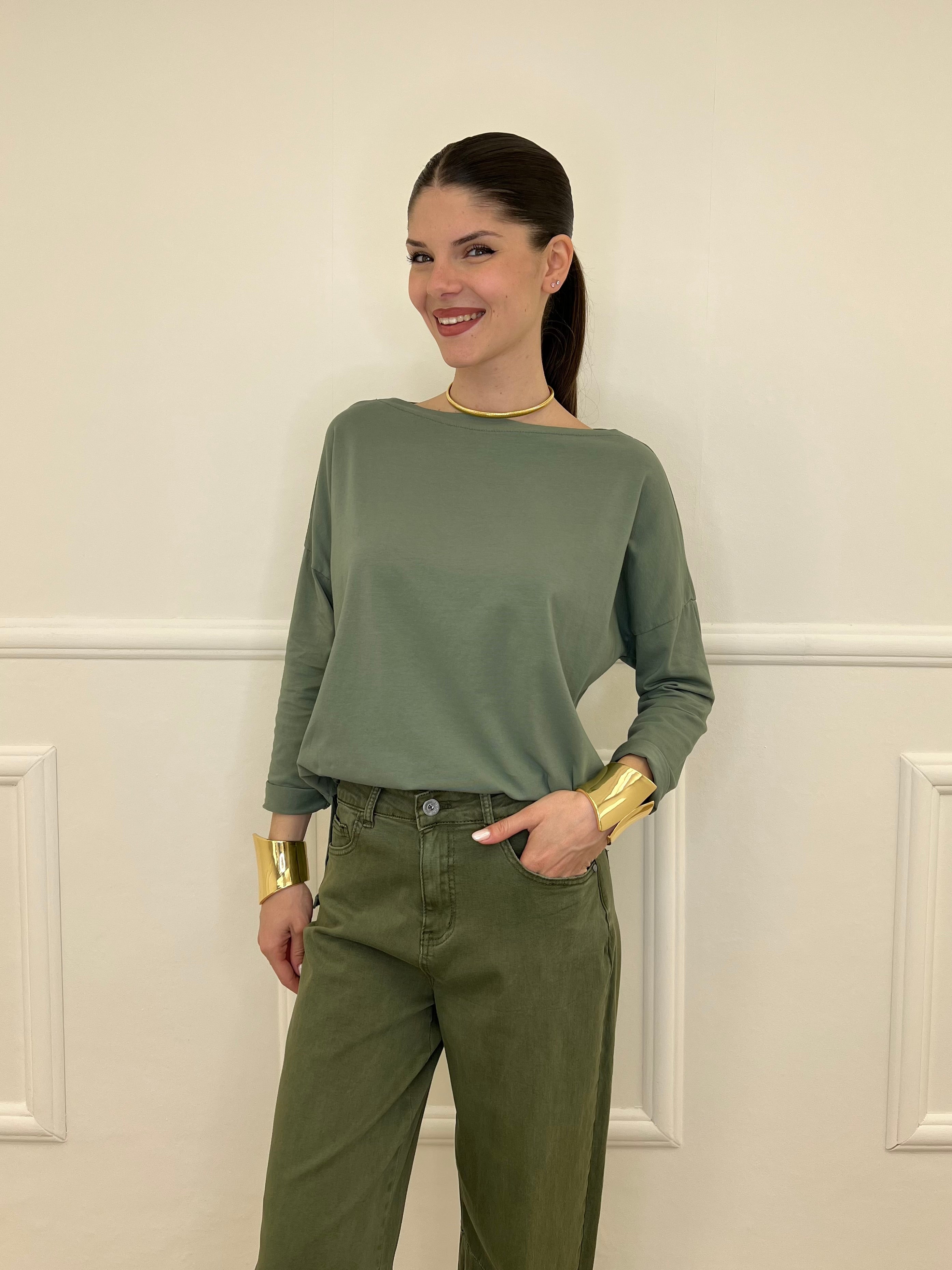 Maglia Scollo a Barchetta 2158
