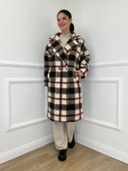 Cappotto Madras Doppiopetto 57080 Burgundy