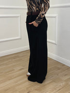 Pantalone Corduroy Cintura 27998 Nero