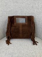 Mini Bag Vera Pelle Frange Manico VPBF002